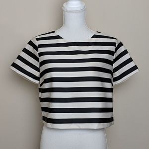 Forever 21 Striped Crop Top